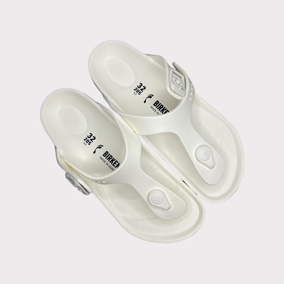 Birkenstock White Thong Sandals - Picture 2 of 8